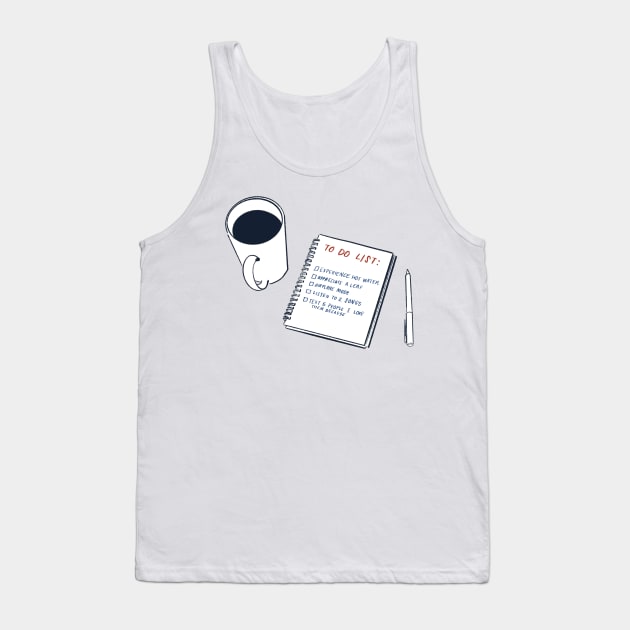 to do list Tank Top by Sophie Lucido Johnson